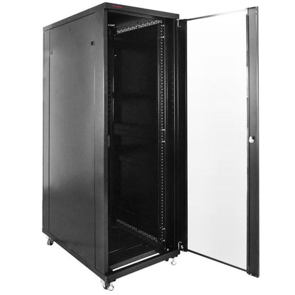 Armario rack 19' de pie 38U 600x600x1800mm negro MobiRack GO montado