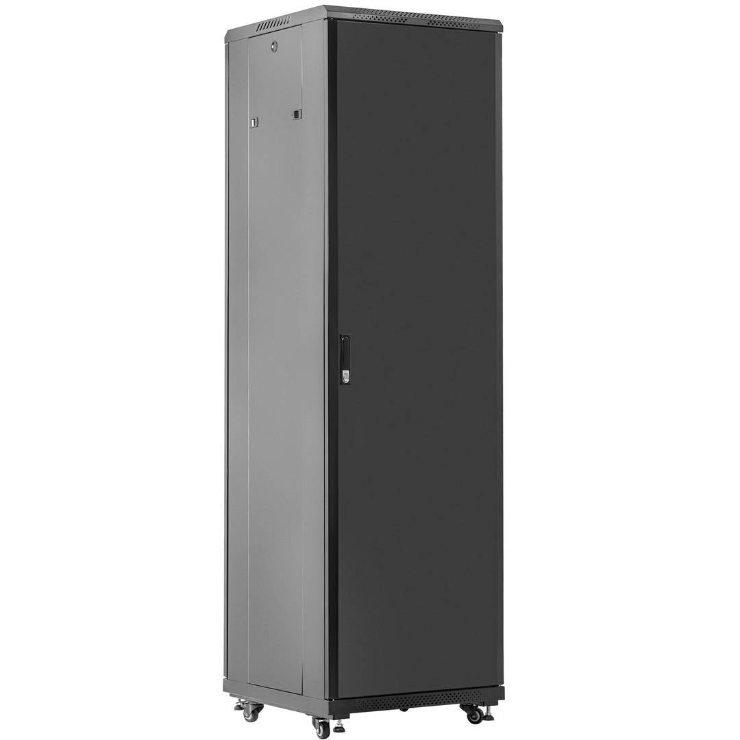 Armario rack 19' de pie 42U 600x800x2000mm negro MobiRack GO montado