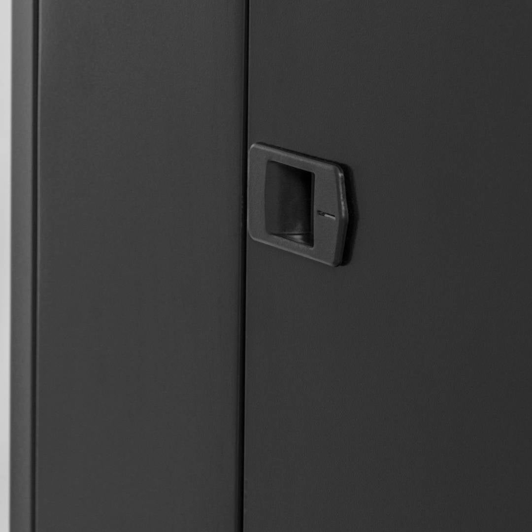 Armario rack 19' de pie 42U 600x1000x2000mm negro MobiRack GO montado