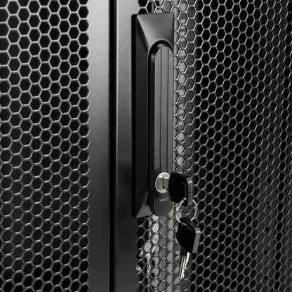Armario rack 19' de pie 42U 800x1200x2000mm puerta perforada MobiRack GO montado