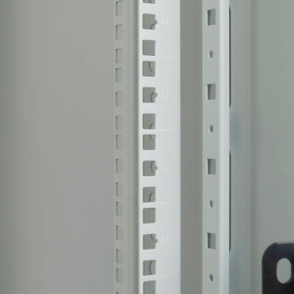 Armario rack 19' de pie 20U 600x600x1000mm blanco MobiRack GO montado