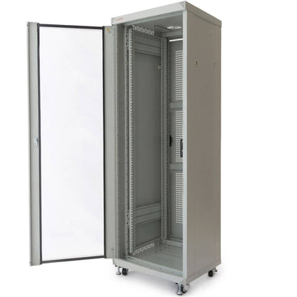Armario rack 19' de pie 33U 600x600x1600mm blanco MobiRack GO montado