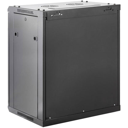 Armario rack mural 19'' 15U 600x600x770mm pared negro SOHORack GO montado