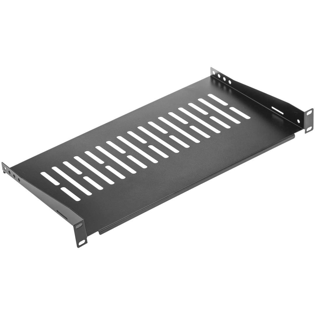 Bandeja rack 19' de fijación frontal de 1U y profundidad 250 mm