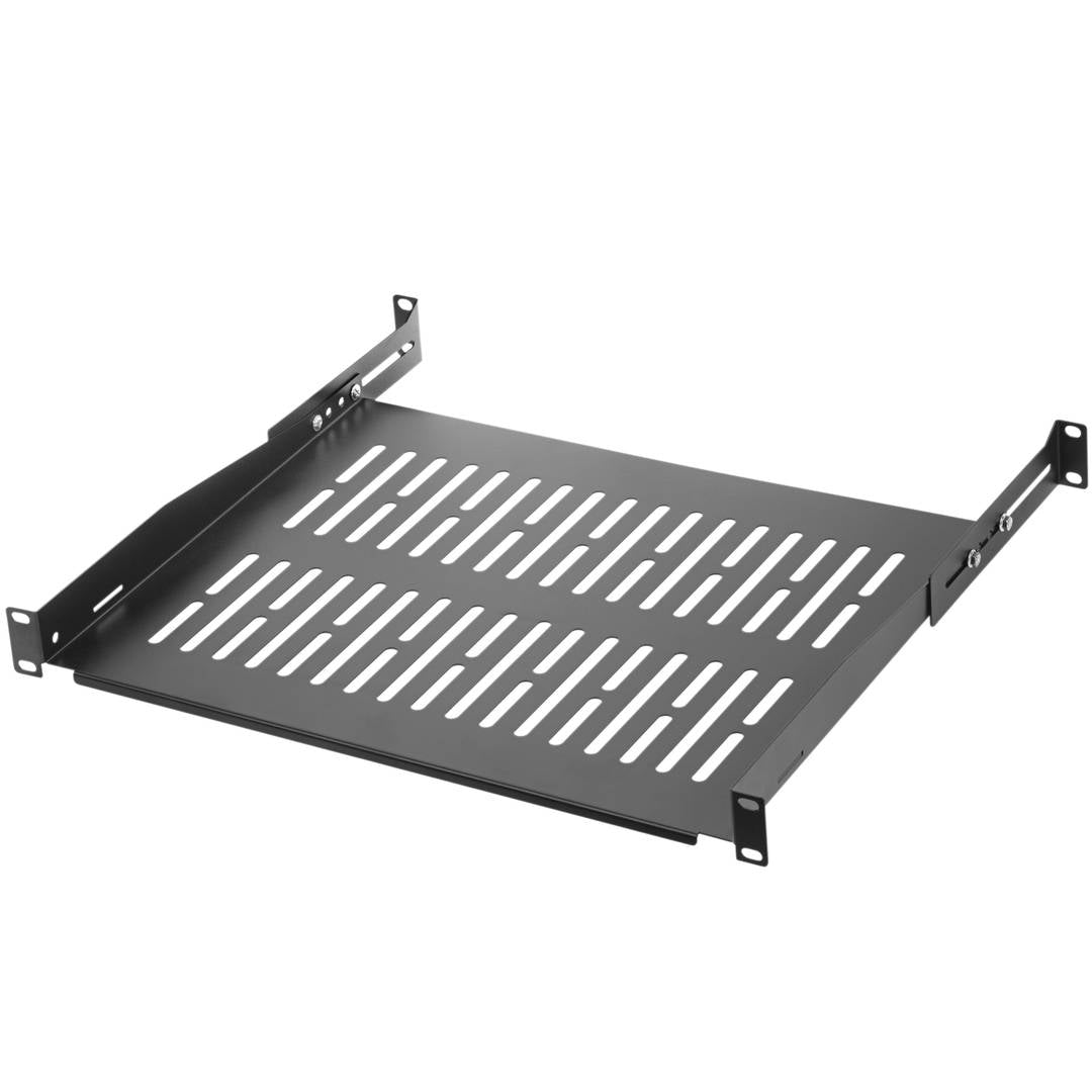 Bandeja rack 19' 1U 350mm ajustable en profundidad 350-450mm