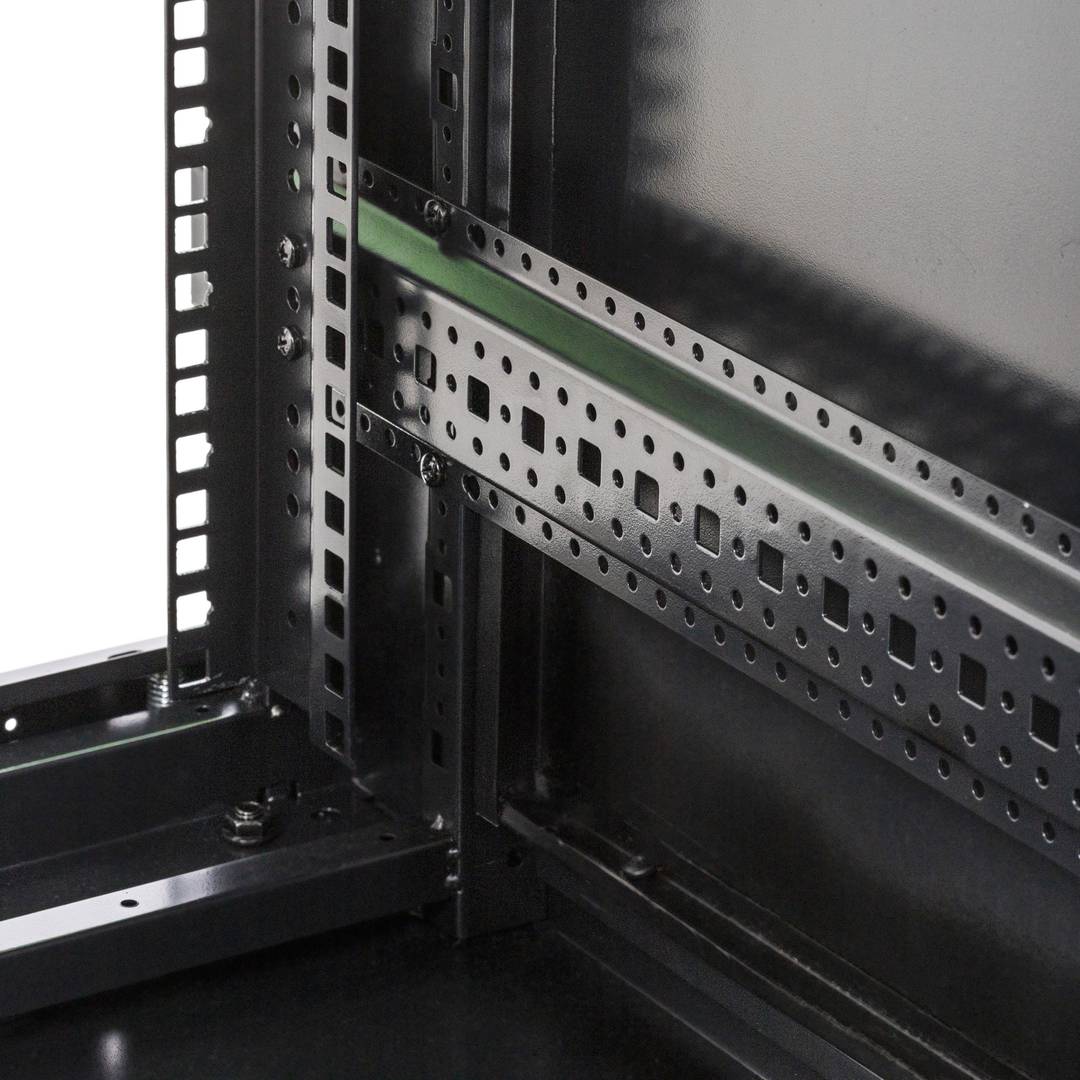 Armario rack 19' de pie 22U 800x800x1160mm negro MobiRack DIY desmontado