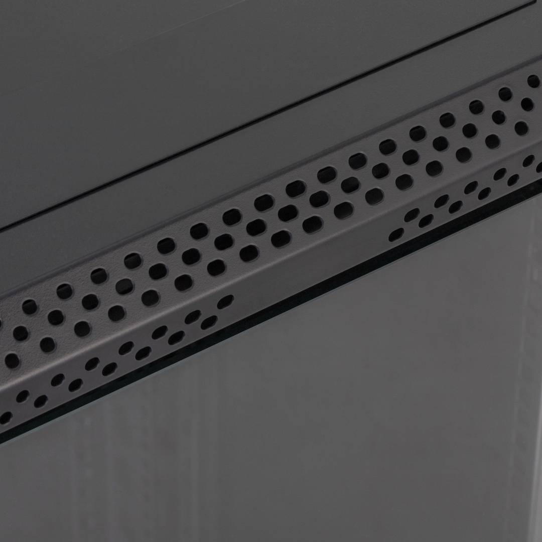 Armario rack 19' de pie 22U 800x800x1160mm negro MobiRack DIY desmontado