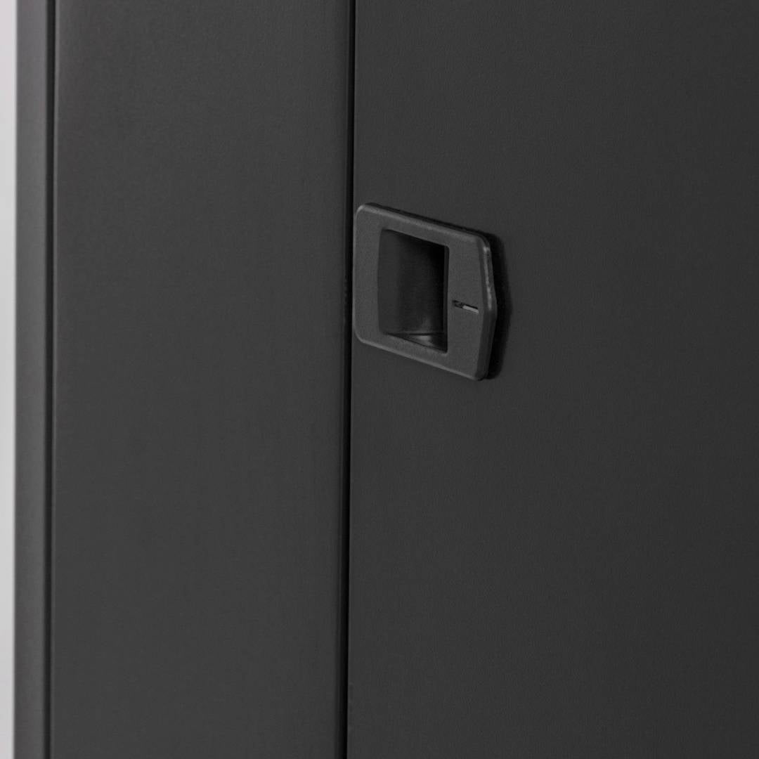 Armario rack 19' de pie 22U 800x800x1160mm negro MobiRack DIY desmontado