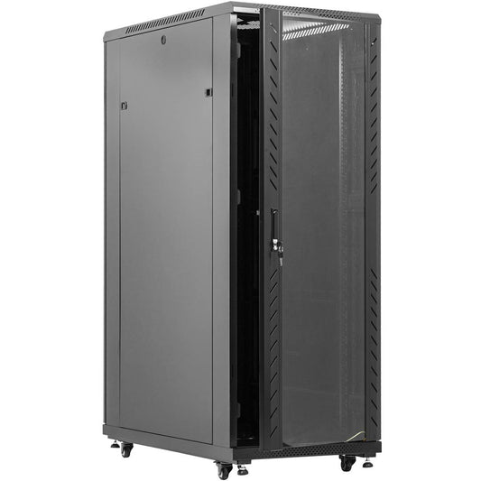 Armario rack 19'' de pie 32U 800x800x1610mm negro MobiRack DIY desmontado