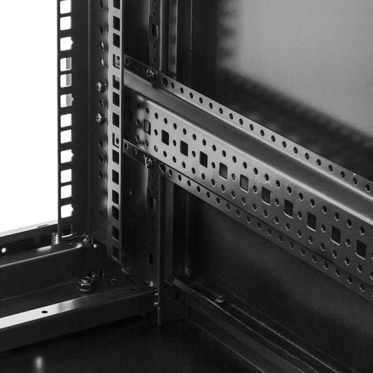 Armario rack 19'' de pie 32U 800x800x1610mm negro MobiRack DIY desmontado