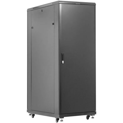 Armario rack 19'' de pie 32U 800x800x1610mm negro MobiRack DIY desmontado