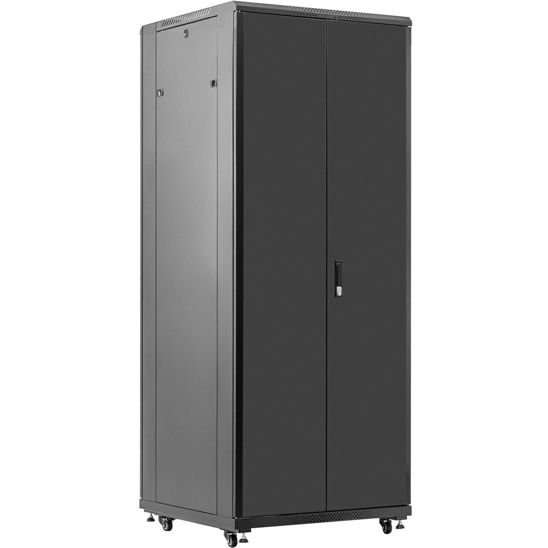 Armario rack 19'' de pie 42U 800x800x2000mm negro MobiRack DIY desmontado