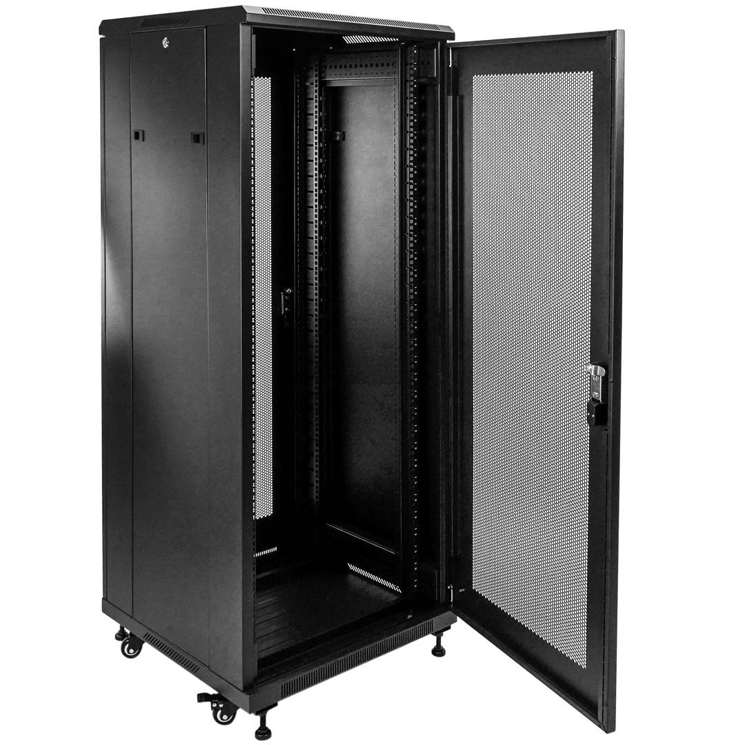 Armario rack 19' de pie 32U 600x600x1550 mm negro MobiRack
