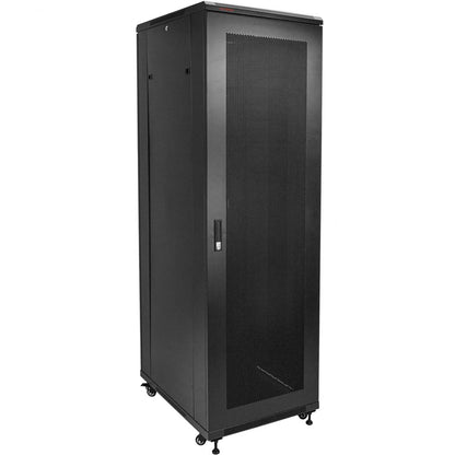 Armario rack 19' de pie 42U 600x800x2000 mm negro MobiRack con puerta perforada