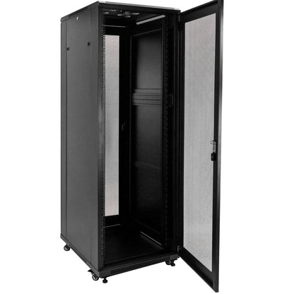 Armario rack 19' de pie 42U 600x800x2000 mm negro MobiRack con puerta perforada