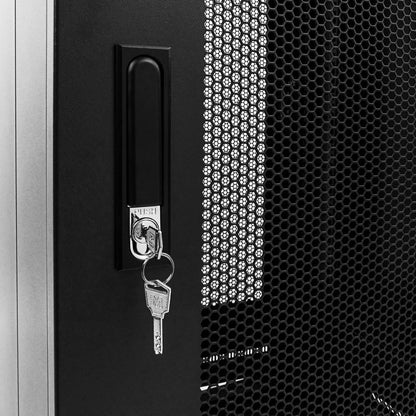 Armario rack 19' de pie 42U 600x800x2000 mm negro MobiRack con puerta perforada