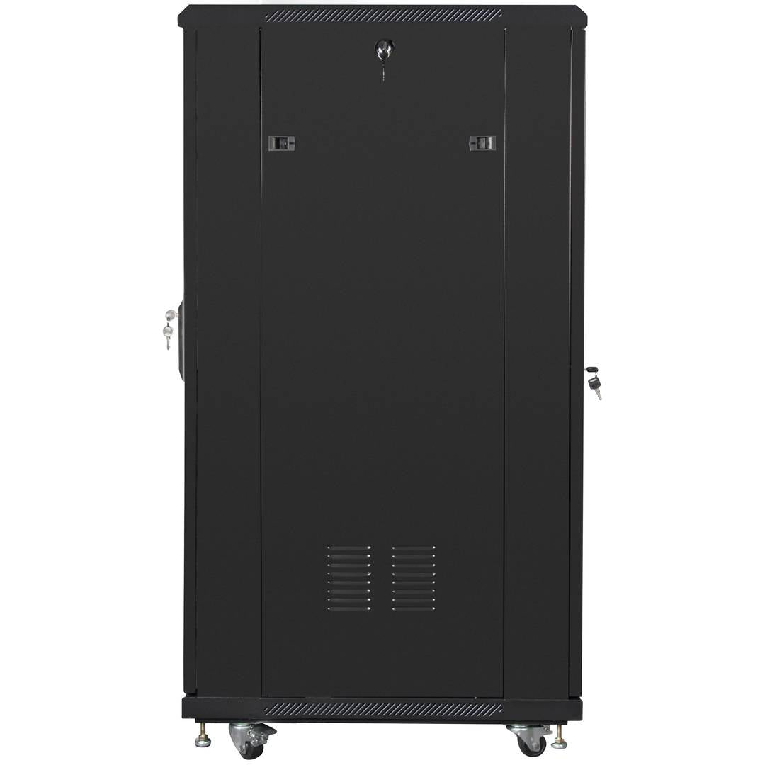 Armario Rack 19' de pie 27U F800 600x800x1381mm negro Lanberg