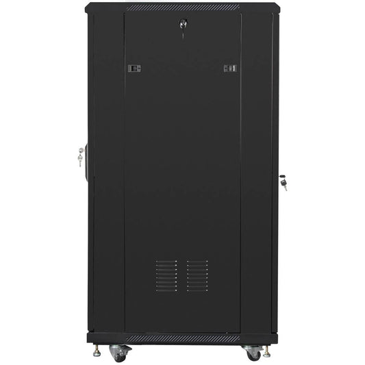 Armario Rack 19' de pie 27U F800 600x800x1381mm negro Lanberg