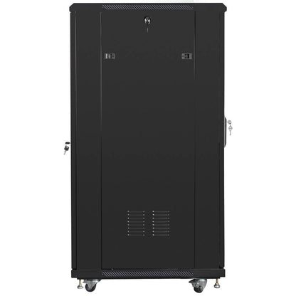 Armario Rack 19' de pie 27U F800 600x800x1381mm negro Lanberg
