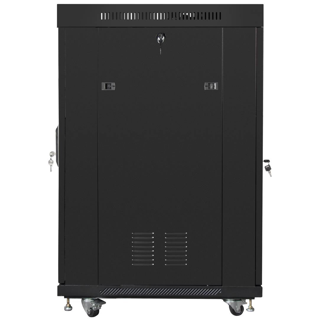 Armario Rack 19' de pie 22U F800 800x800x1216mm negro Lanberg