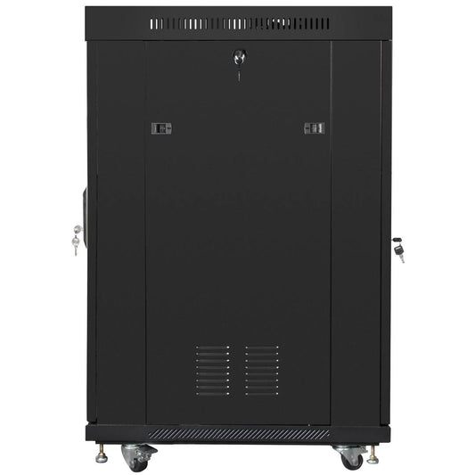 Armario Rack 19' de pie 22U F800 800x800x1216mm negro Lanberg