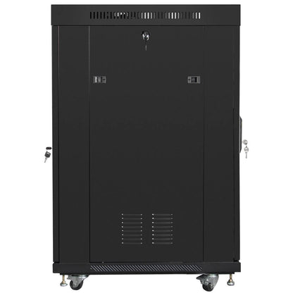 Armario Rack 19' de pie 22U F800 800x800x1216mm negro Lanberg