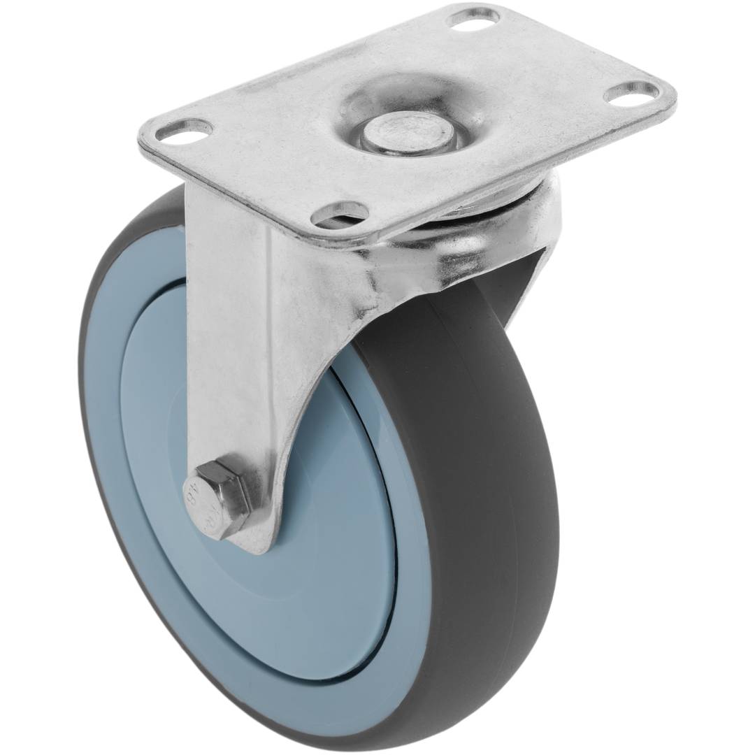 Ruedas pivotantes con freno de 12cm para armario Rack de carga y transporte Pack 4
