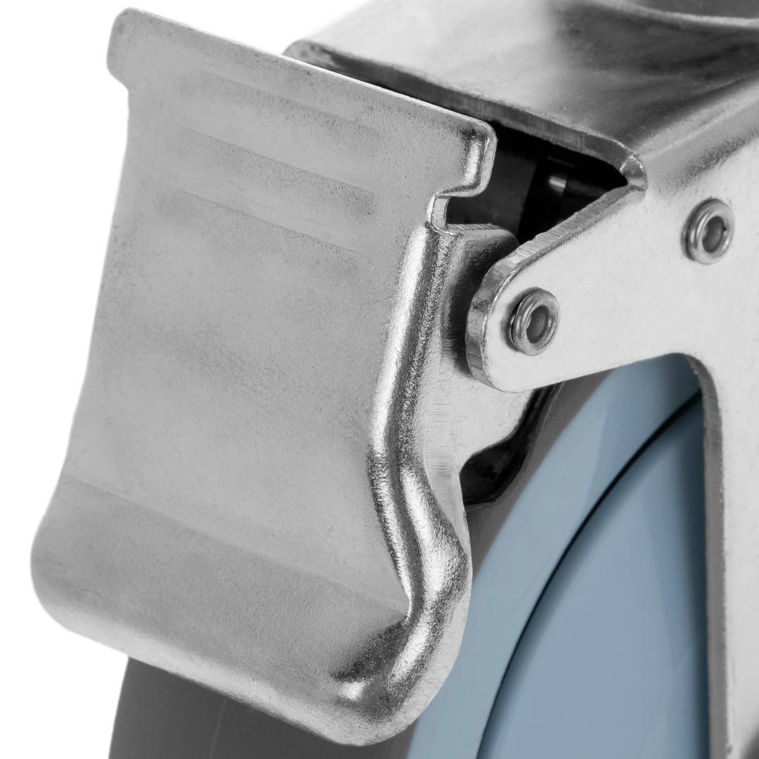 Ruedas pivotantes con freno de 12cm para armario Rack de carga y transporte Pack 4