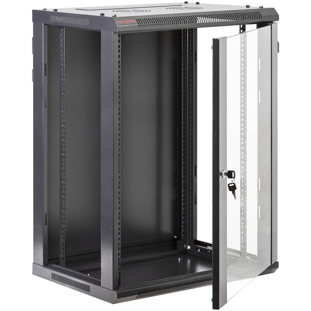 Armario rack mural 19' 18U 600x450x910mm pared SOHORack DIY desmontado