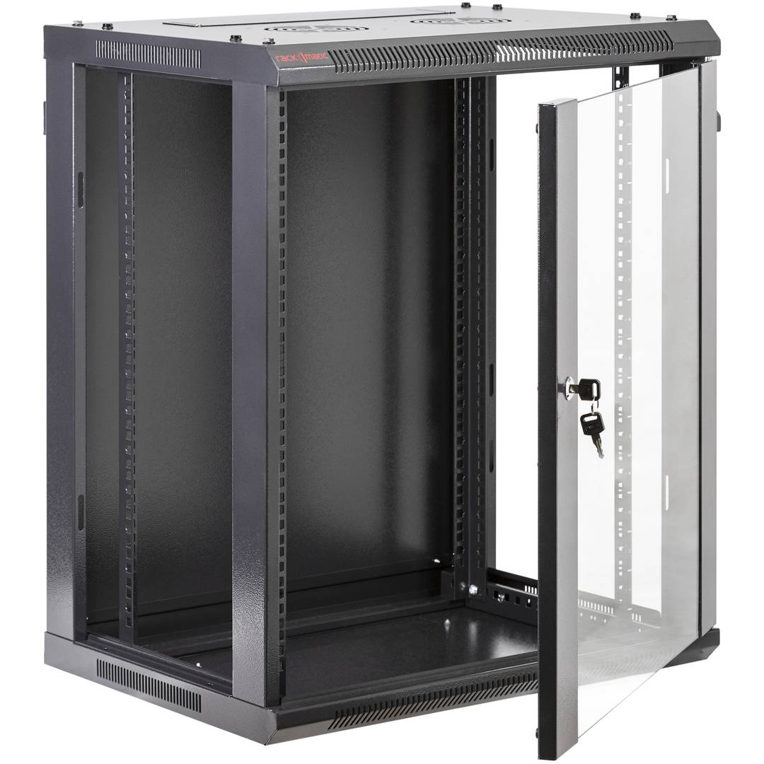 Armario rack mural 19'' 15U 600x600x780mm pared SOHORack DIY desmontado