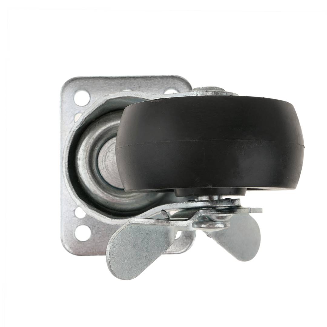 Rueda con freno de 6cm para rack MobiRack y MobiRackHQ