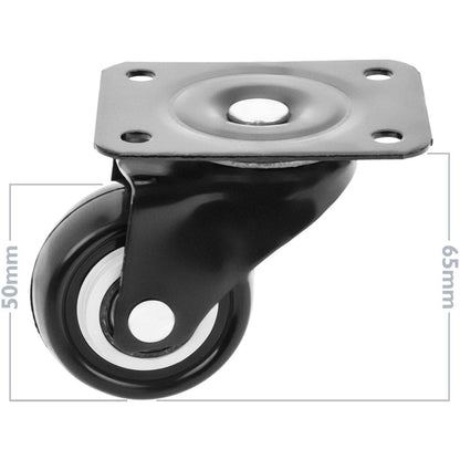 Kit de ruedas pivotantes para armarios rack SOHORack y MobiRack 4 pack