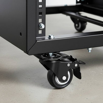 Kit de ruedas pivotantes para armarios rack SOHORack y MobiRack 4 pack