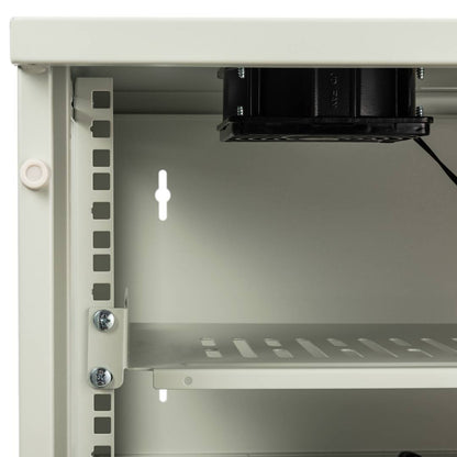 Bastidor Rack 19' Trasero 6U para Armario Mural Gris Claro RAL 7035 RackMatic