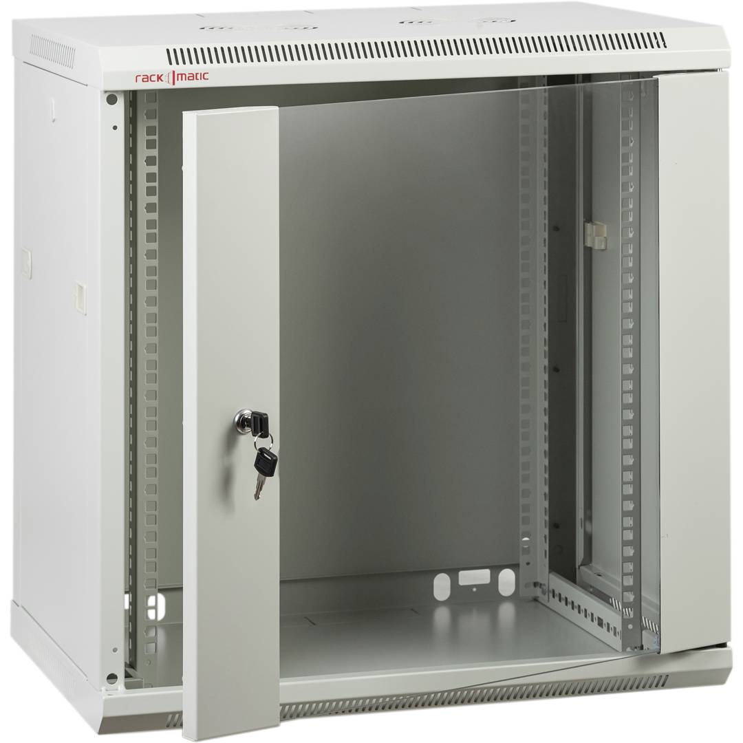 Armario Rack 19' Mural 12U 600x450x639mm Gris Claro RAL 7035 SOHOrack