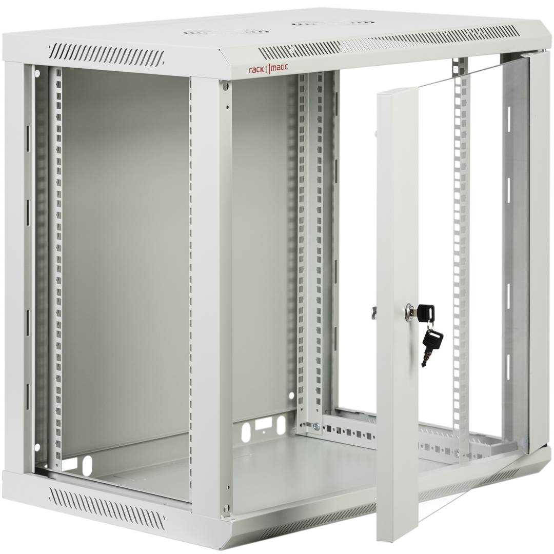 Armario Rack 19' Mural 12U 600x450x639mm Gris Claro RAL 7035 SOHOrack