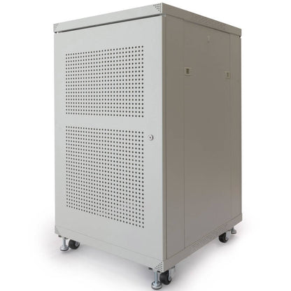 Armario rack 19' de pie 20U 600x600x1000mm blanco MobiRack DIY desmontado