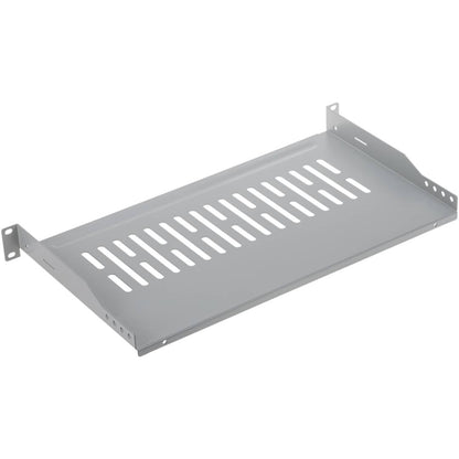 Bandeja rack 19' de fijación frontal de 1U y profundidad 250 mm blanco