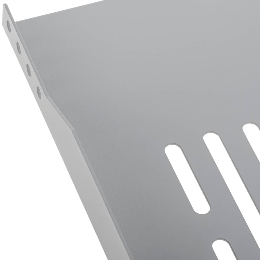 Bandeja rack 19' de fijación frontal de 1U y profundidad 250 mm blanco