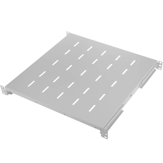 Bandeja rack 19' 1U 500mm ajustable en profundidad 500-630mm blanco