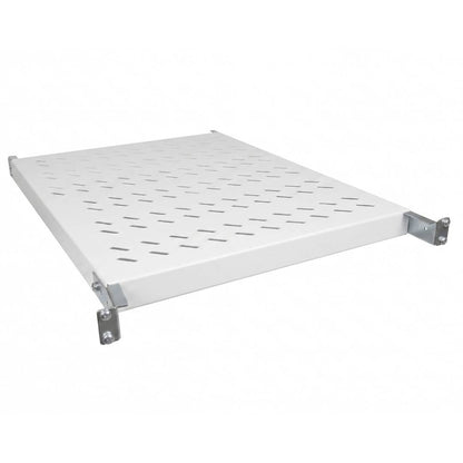 Bandeja rack 19' 1U 700mm ajustable en profundidad 700-900mm blanco