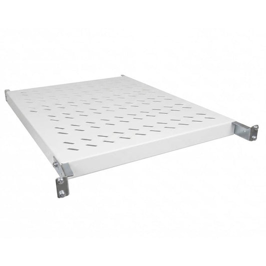 Bandeja rack 19' 1U 700mm ajustable en profundidad 700-900mm blanco