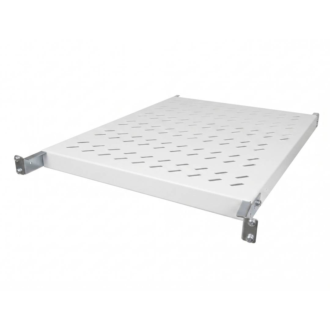 Bandeja rack 19' 1U 700mm ajustable en profundidad 700-900mm blanco