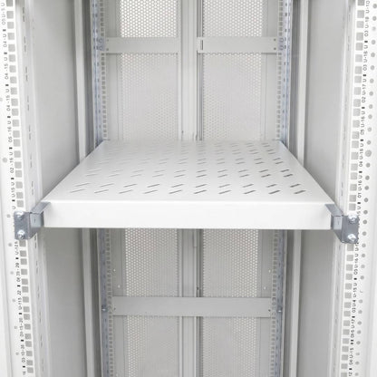 Bandeja rack 19' 1U 700mm ajustable en profundidad 700-900mm blanco