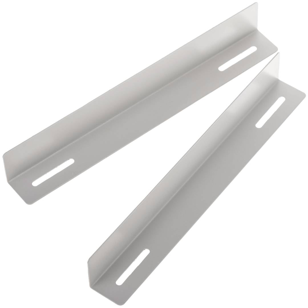 Guías laterales fijas de soporte para armario rack 19 blanco 350mm