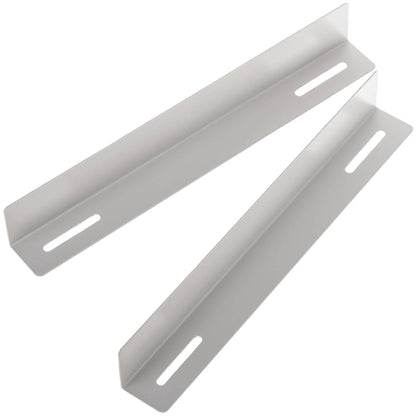 Guías laterales fijas de soporte para armario rack 19 blanco 350mm