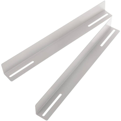 Guías laterales fijas de soporte para armario rack 19 blanco 450mm