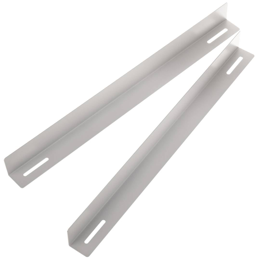 Guías laterales fijas de soporte para armario rack 19 blanco 550mm