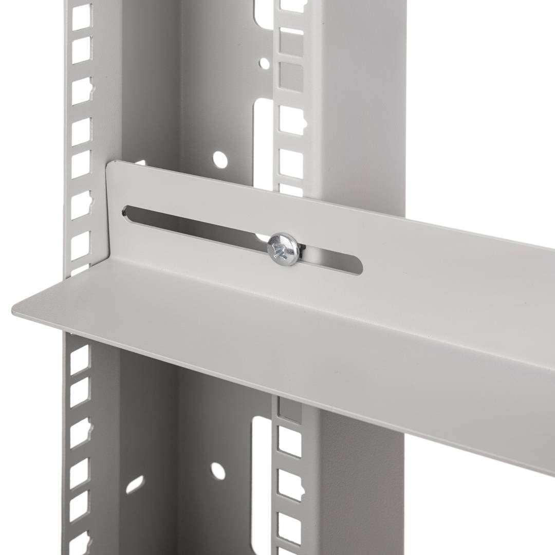 Guías laterales fijas de soporte para armario rack 19 blanco 550mm