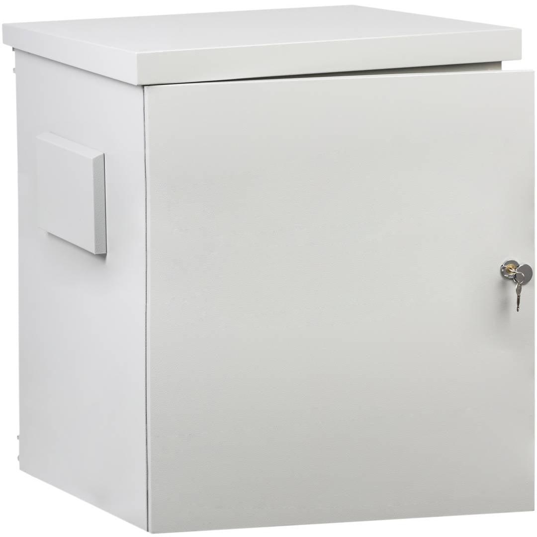 Armario rack 19' para exterior IP55 de 9U blanco SOHORack GO 600x600x550 mm
